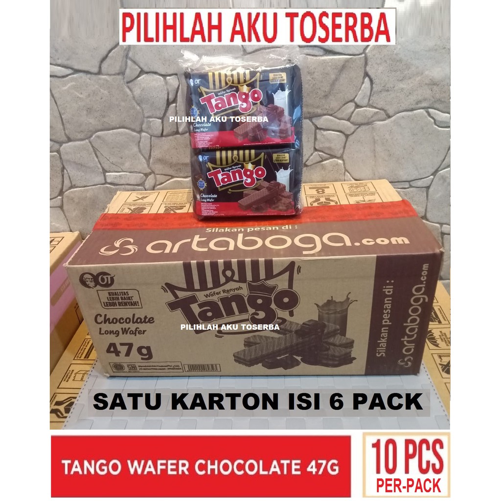 Jual Tango Wafer Chocolate Gr Harga Karton Isi Pack X