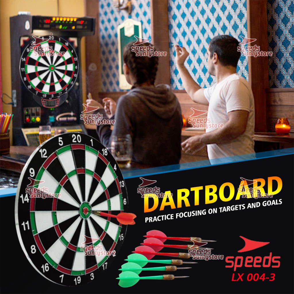 Jual Speeds Dart Game Besar Inch Papan Dart Panahan Dinding Board