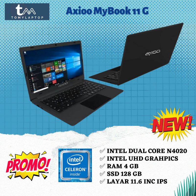 Jual Notebook Axioo Mybook G Intel N Ram Gb Ssd Gb Shopee