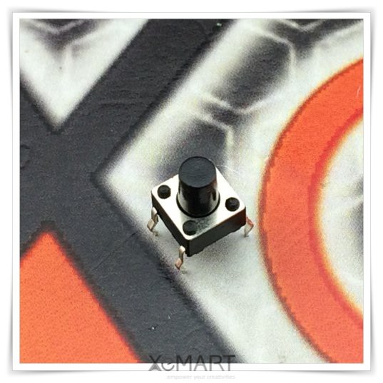 Jual Tact Switch 6x6x8mm Through Hole 4 Pins Tactile Push Button Saklar