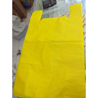 Jual Kantong Plastik Kresek Laundry Warna Kuning Kresek Jumbo Plastik