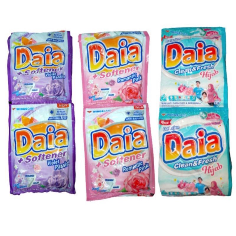 Jual Daia Detergen Bubuk 53gr Renceng Daia Renceng Shopee Indonesia