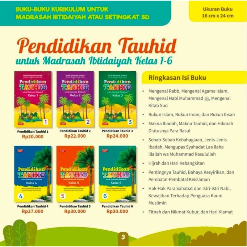 Jual Buku Pendidikan Tauhid Kelas Shopee Indonesia