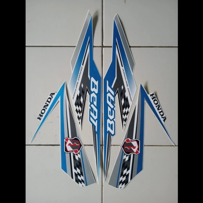 Jual Stiker Striping Honda Beat Cbs Putih Shopee Indonesia