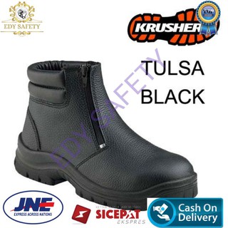 Jual Sepatu Safety Proyek Krushers Tulsa Black Original Shopee Indonesia