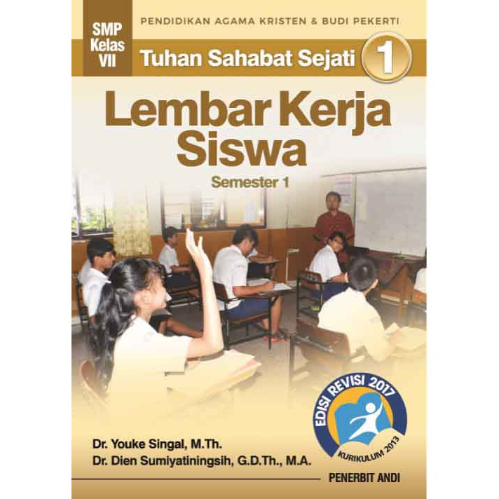 Jual Lembar Kerja Siswa Semester 2 Tuhan Sahabat Sejati 1 PAK Budi