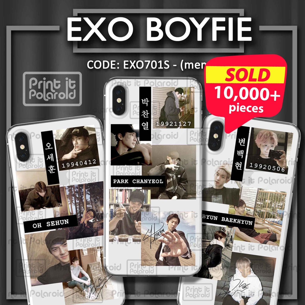 Jual STIKER Boyfie EXO Foto Casing Hp Laptop Buku Diy Photo Sticker