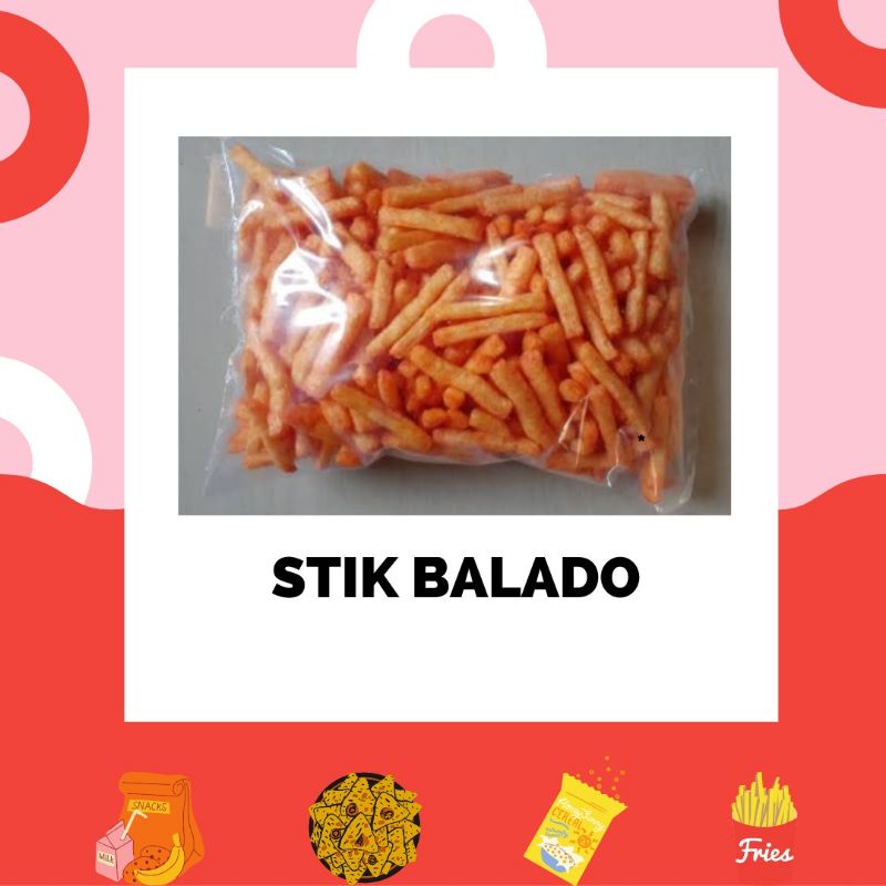 Jual Stick Balado Snack Chiki Snack Cemilan Jajan Kiloan Shopee