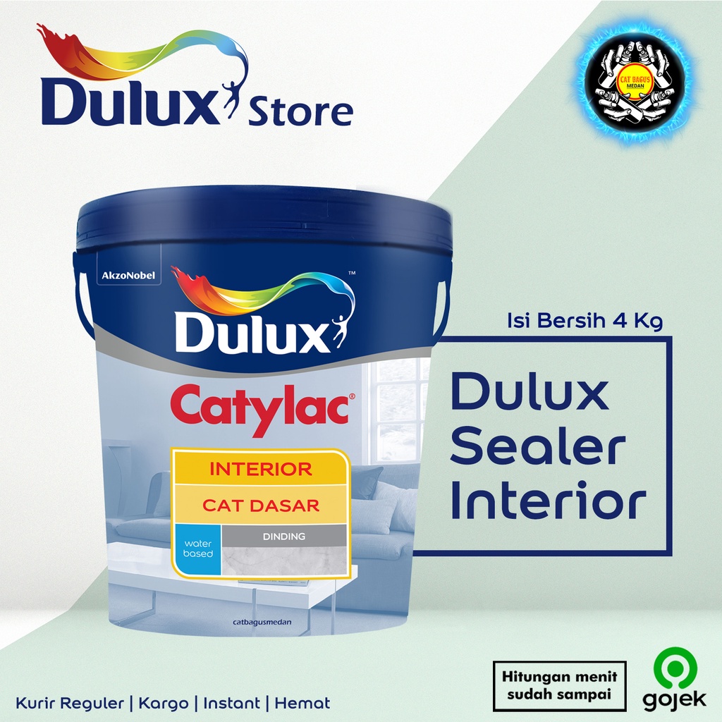 Jual SEALER CAT DASAR DULUX CATYLAC INTERIOR 4 KG ALKALI SEALER 5 KG