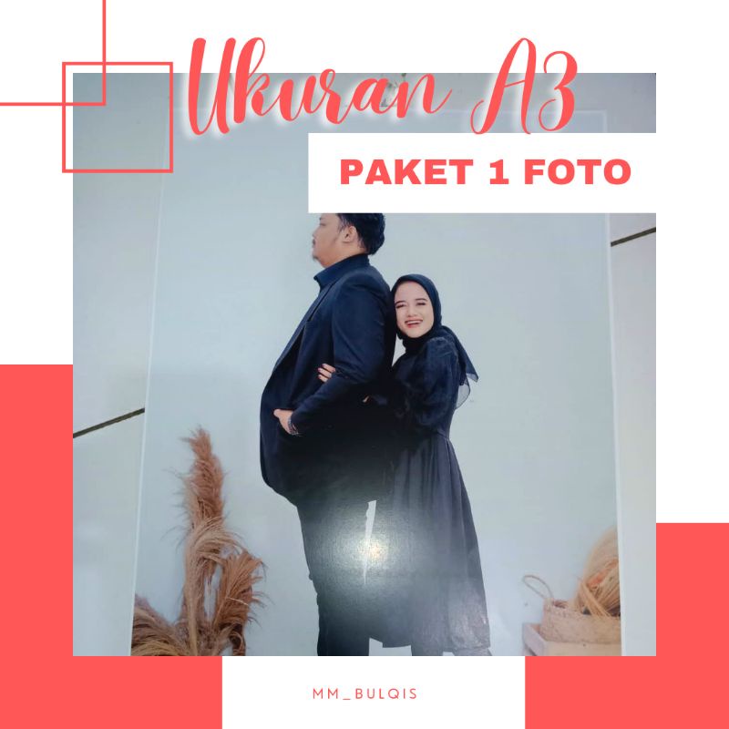 Jual CETAK FOTO POLAROID UKURAN POSTER A3 1 FOTO TERLARIS DAN TERMURAH