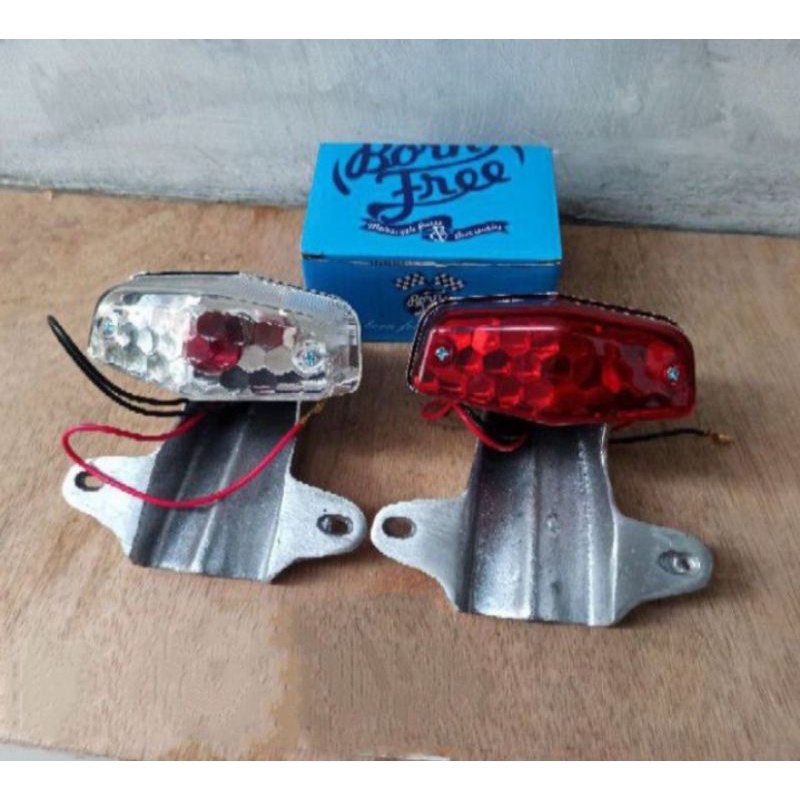 Jual Lampu Belakang Stopan Cb Model Bsa Diamon Set Pangkon Stop Cb