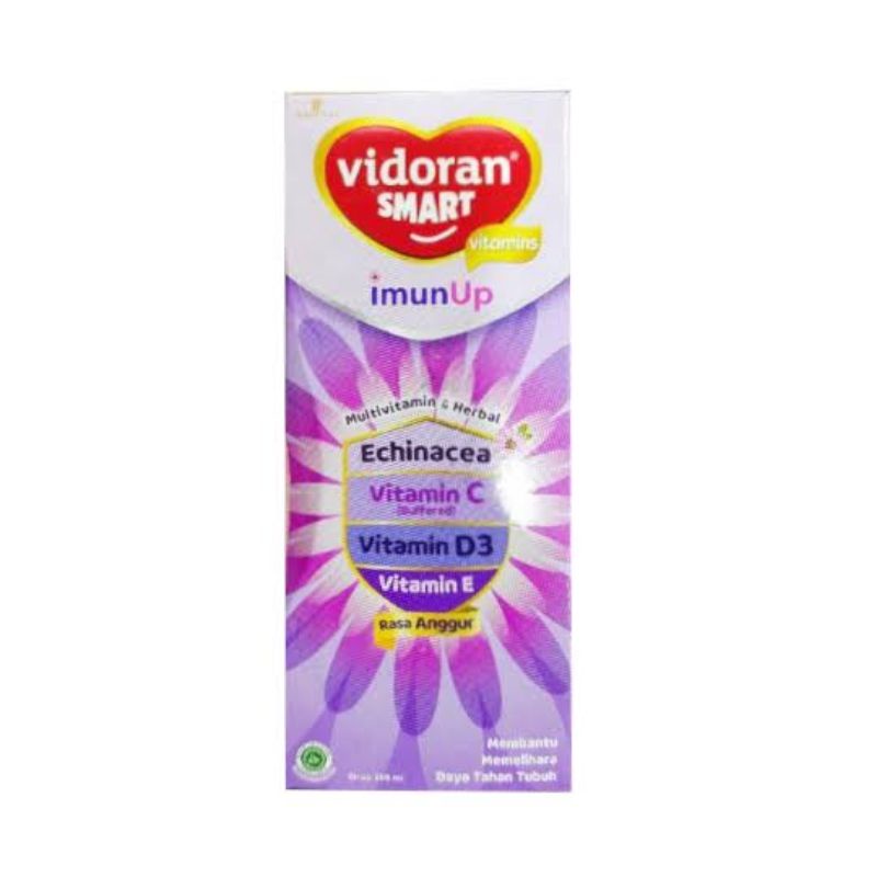 Jual Vidoran Smart Imun Up Vitamin D3 E C Syrup Sirup Syr Echinacea