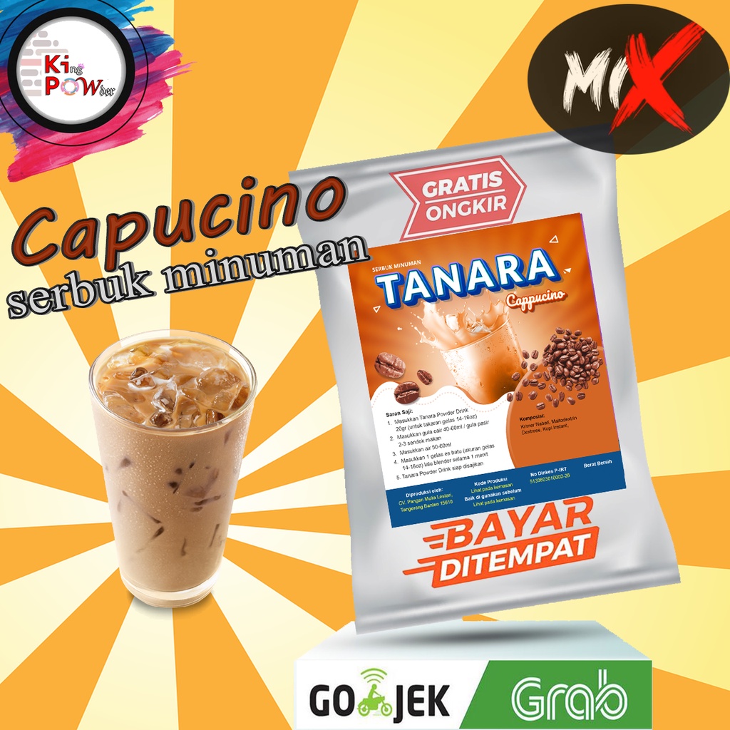 Jual Bubuk Minuman Rasa Cappucino Mix Gula Powder Capucino Mix