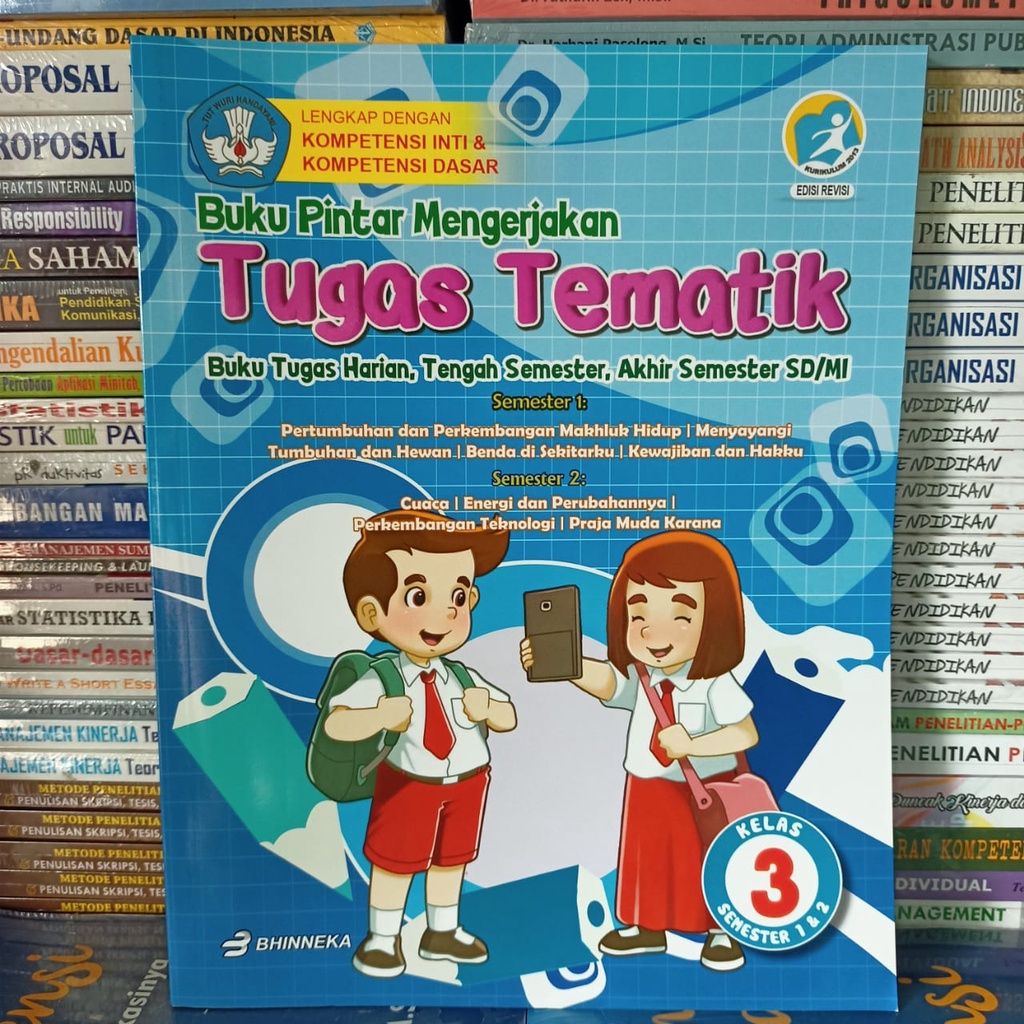 Jual Buku Pintar Mengerjakan Tugas Tematik Untuk Sd Mi Kelas Shopee