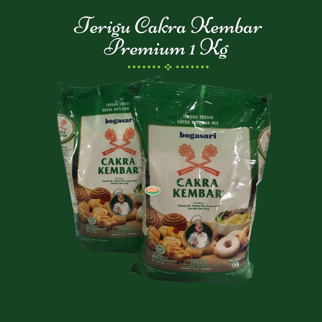 Jual TEPUNG CAKRA KEMBAR PREMIUM 1KG Shopee Indonesia