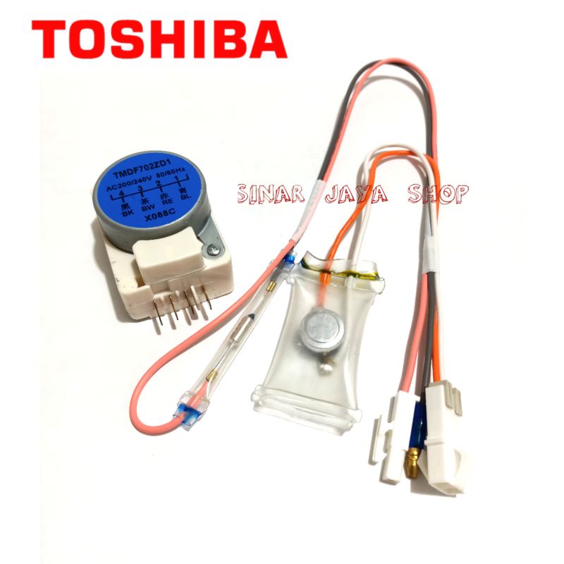 Jual Timer Defrost Bimetal Fuse Kulkas Toshiba Pintu Set Shopee