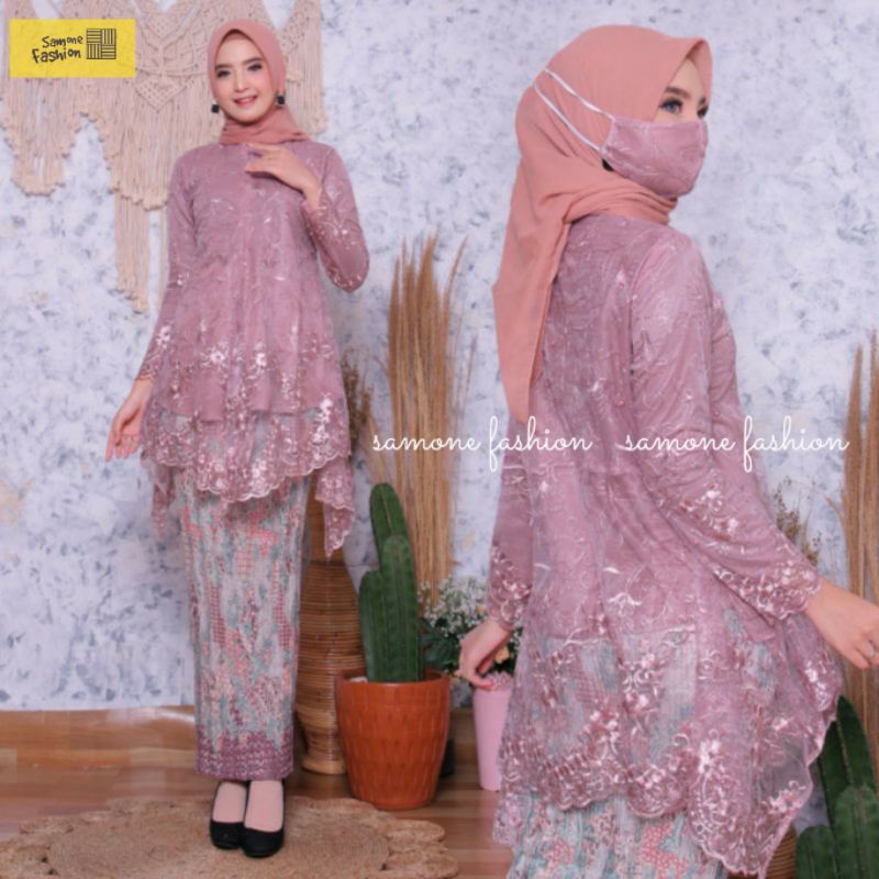 Jual SETELAN TUNIK CUTBRAY KEBAYA MODERN KEBAYA PESTA KEBAYA KONDANGAN