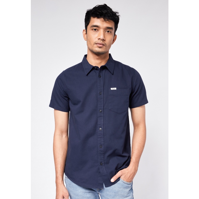 Jual Wrangler Shirt Slim Cain A Shopee Indonesia