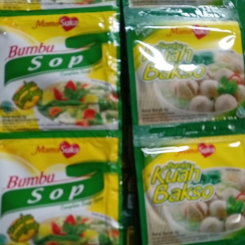 Jual Bumbu Kuah Bakso Sop Mamasuka Isi Pics Renteng Shopee