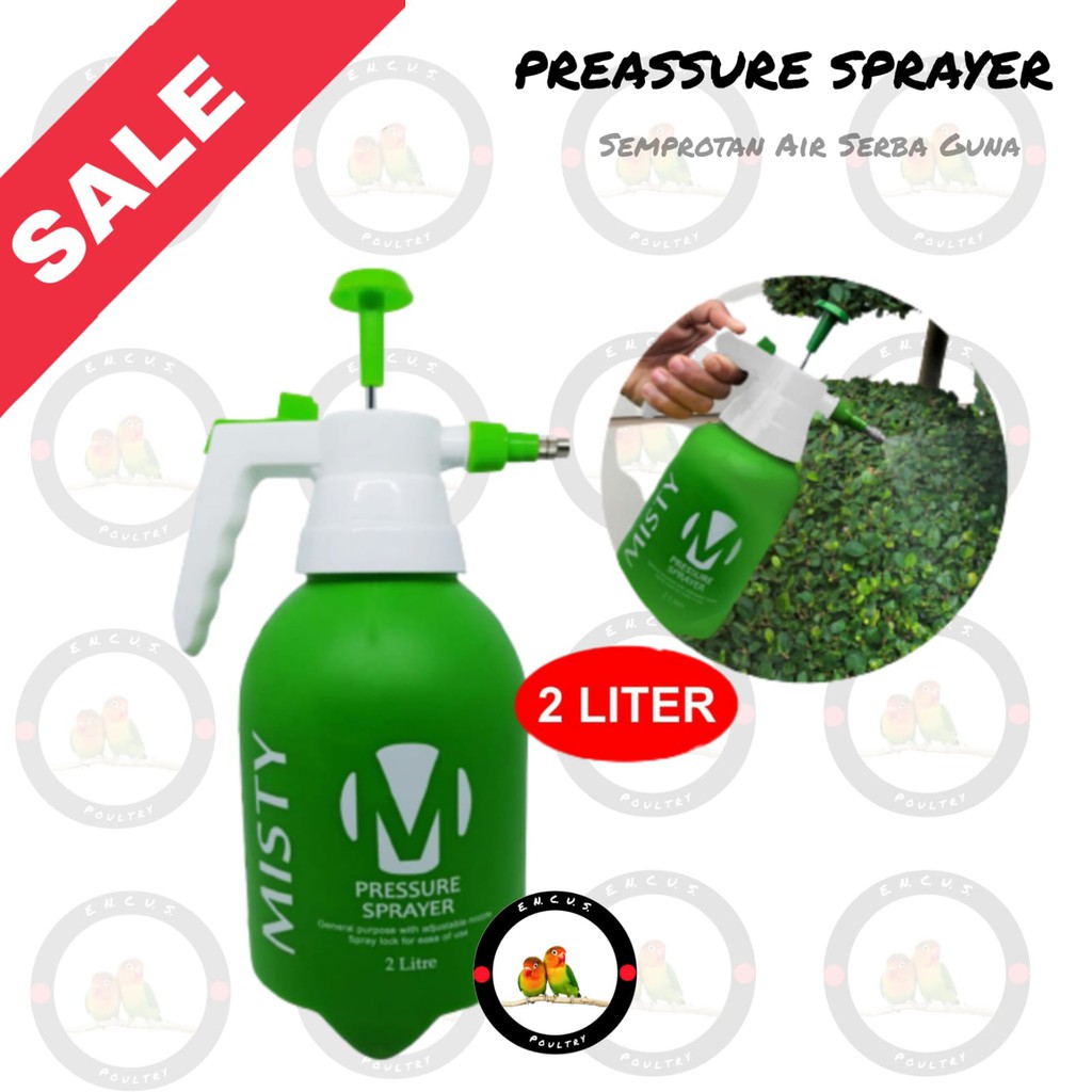 Jual Semprotan Air Misty Liter Pressure Sprayer Hama Mandi Burung