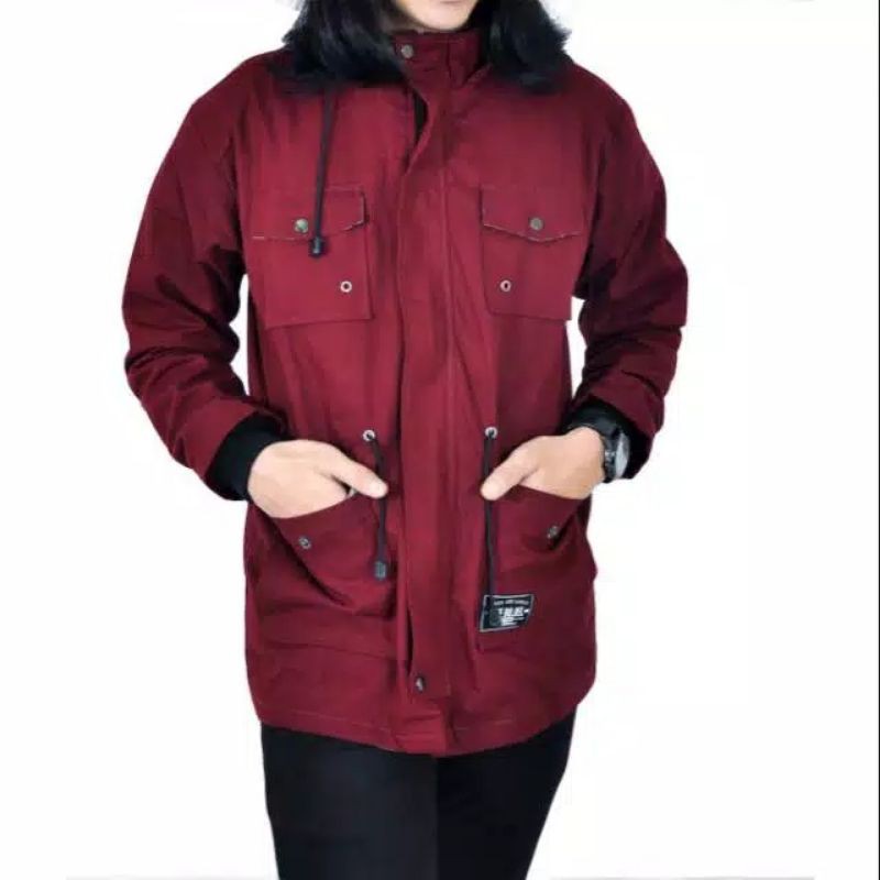 Jual JAKET PARKA PRIA KNT 071 Shopee Indonesia