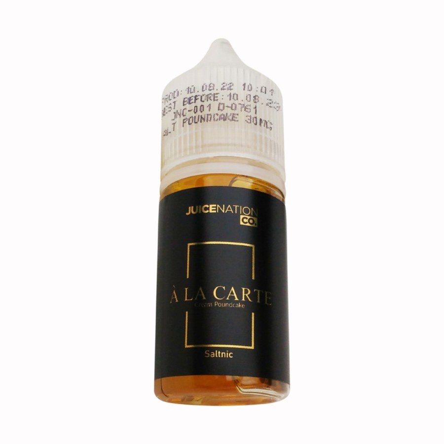 Jual A La Carte Cream Poundcake Salt Nic 30ML By Juicenation Company