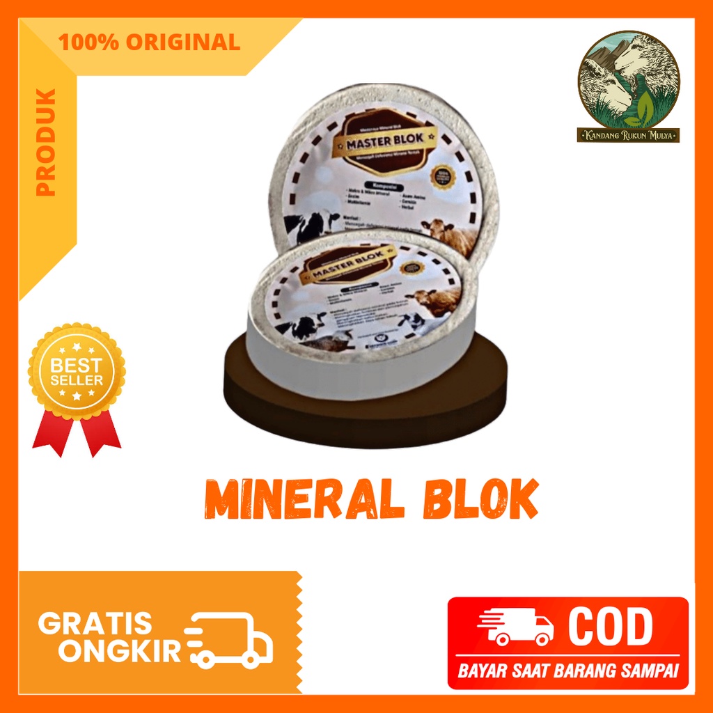 Jual Mineral Blok Terbaik Untuk Pertumbuhan Kambing Dan Sapi Master