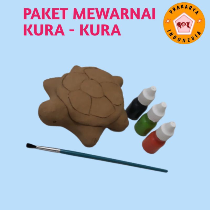 Jual Paket Mewarnai Tanah Liat Bentuk Kura Kura Shopee Indonesia