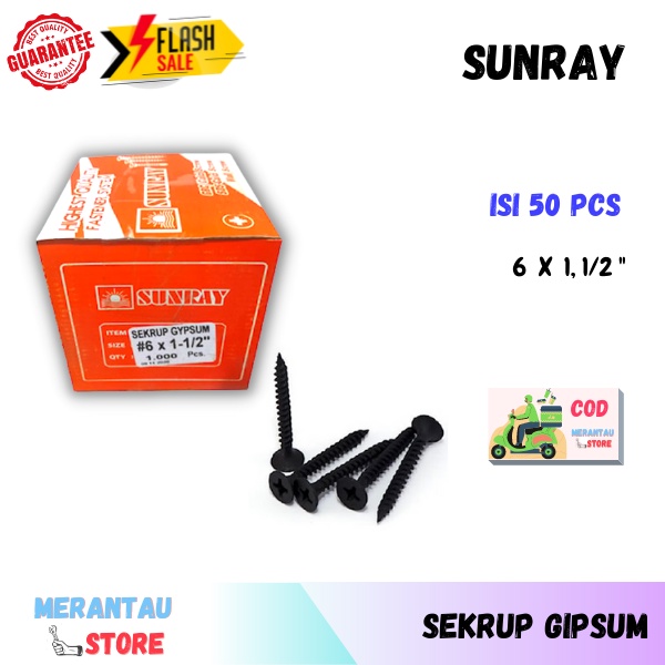 Jual Pcs Sekrup Gipsum Screw Gypsum X Inch Skrup Tajam X