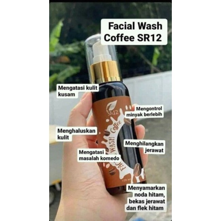 Jual Facial Wash Coffee Sr Pencuci Muka Menghilangkan Flek Dan