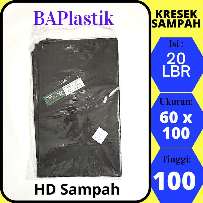 Jual Plastik Sampah 60x100 Kresek Sampah HD Sampah Shopee Indonesia