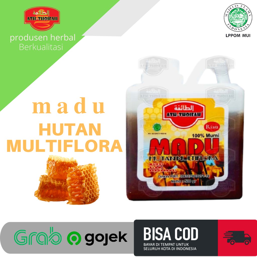 Jual Madu Hutan Multiflora Gr Athoifah Original Shopee