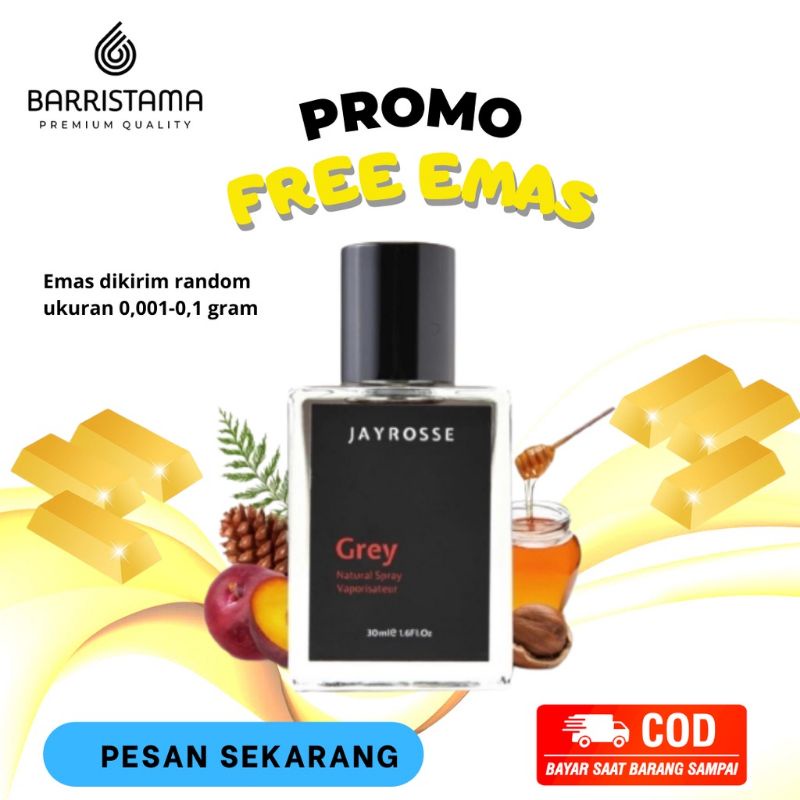 Jual Jayrosse Grey Parfum Viral Terwangi Parfum Para Pria Shopee