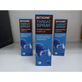 Jual BETADINE NASAL SPRAY 20ML BETADINE THROAT SPRAY 50ML BETADINE