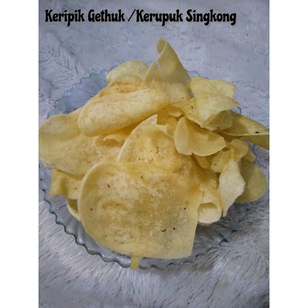 Jual Keripik Gethuk Khas Magelang 150 Gr Kerupuk Ketela Shopee