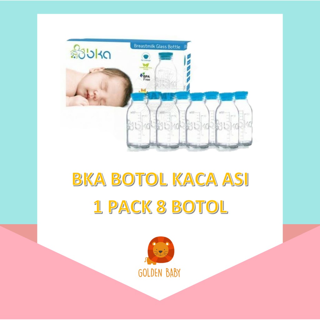 Jual BKA Botol Asi Kaca Tutup Biru Isi 8 Pcs Shopee Indonesia