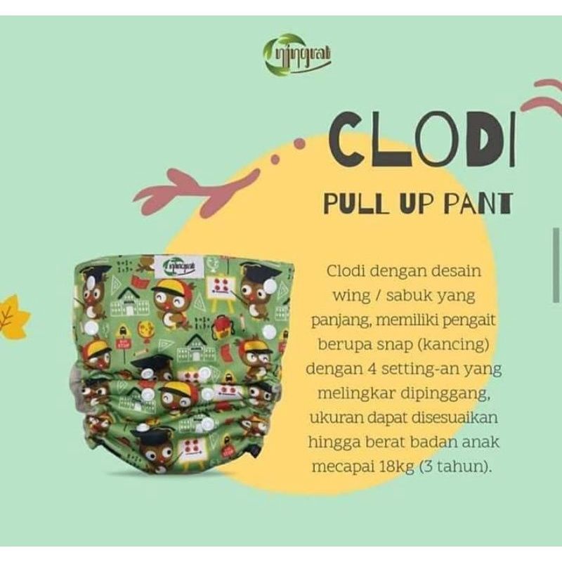 Jual Clodi Ningrat Popok Kain Bayi Tipe Front Snap Dan Pull Up Pant