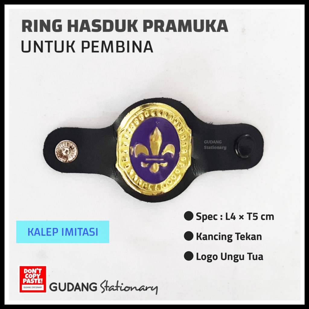 Jual Ring Hasduk Dasi Pramuka Pembina 1 Pcs Shopee Indonesia