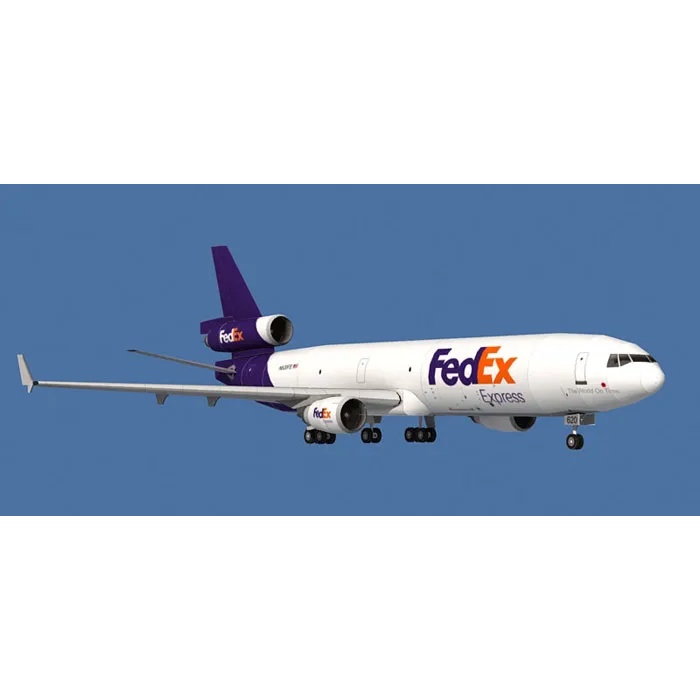 Jual Papercraft Pesawat F E D E X MD 11 Paper Replika Airliner Series