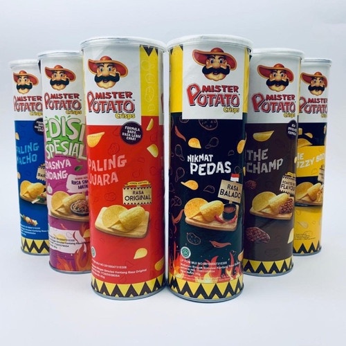 Jual Mister Potato Crispy Kaleng 85gr All Varian Not Pringles Indonesia