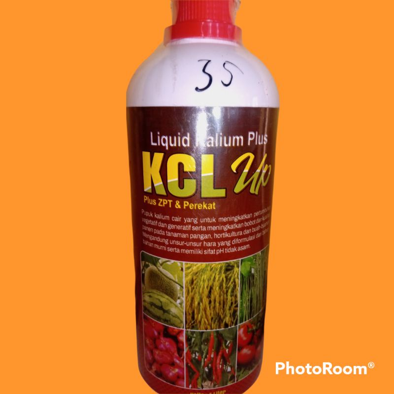 Jual Kcl Cair Liter Plus Zpt Plus Perekat Pupuk Kalium Perangsang