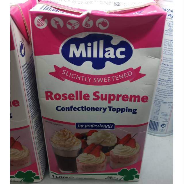 Jual MILLAC Whipping Cream Roselle Supreme Confectionery Topping 1