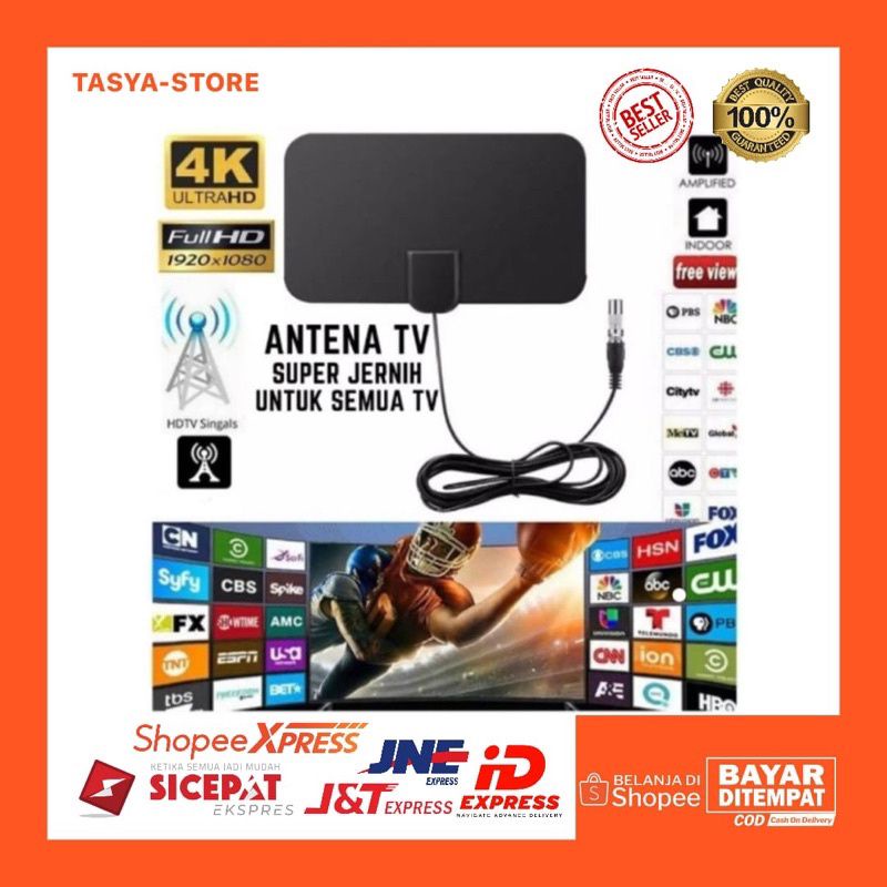 Jual Antena Tv Digital Dvb T K High Gain Db Tfl D Shopee