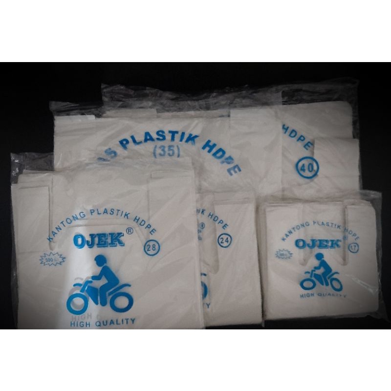 Jual Kantong Plastik Kresek Putih Susu Tebal 17 24 28 35 40 Hd