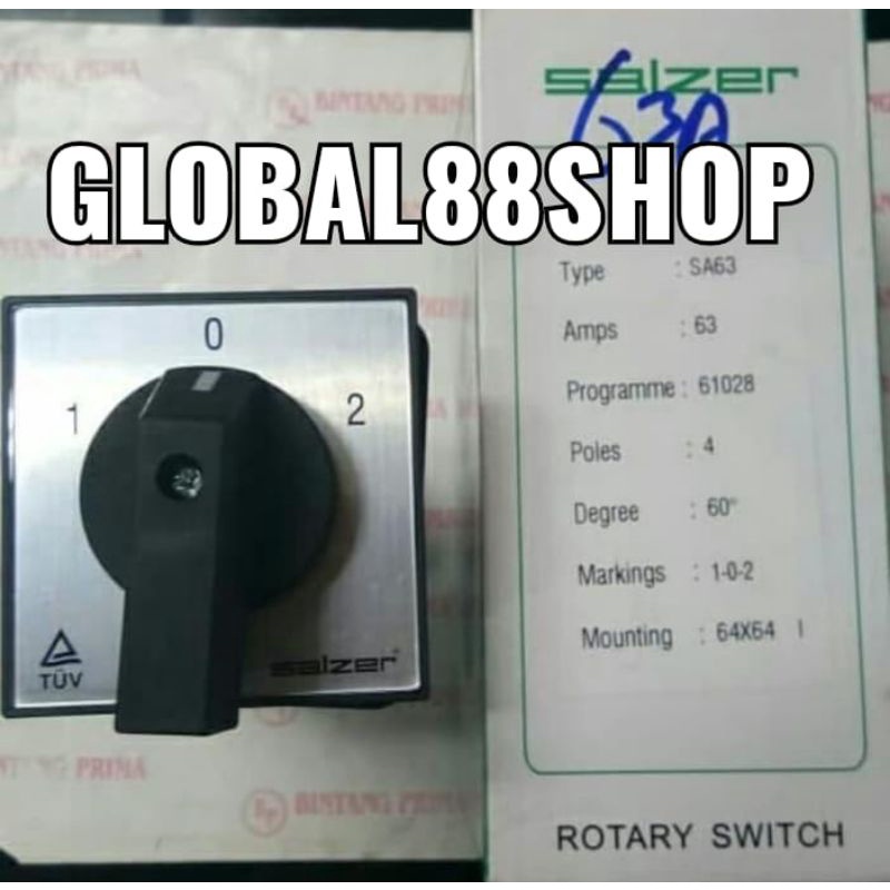 Jual Change Over Switch Rotary Switch Posisi P Phole Phole