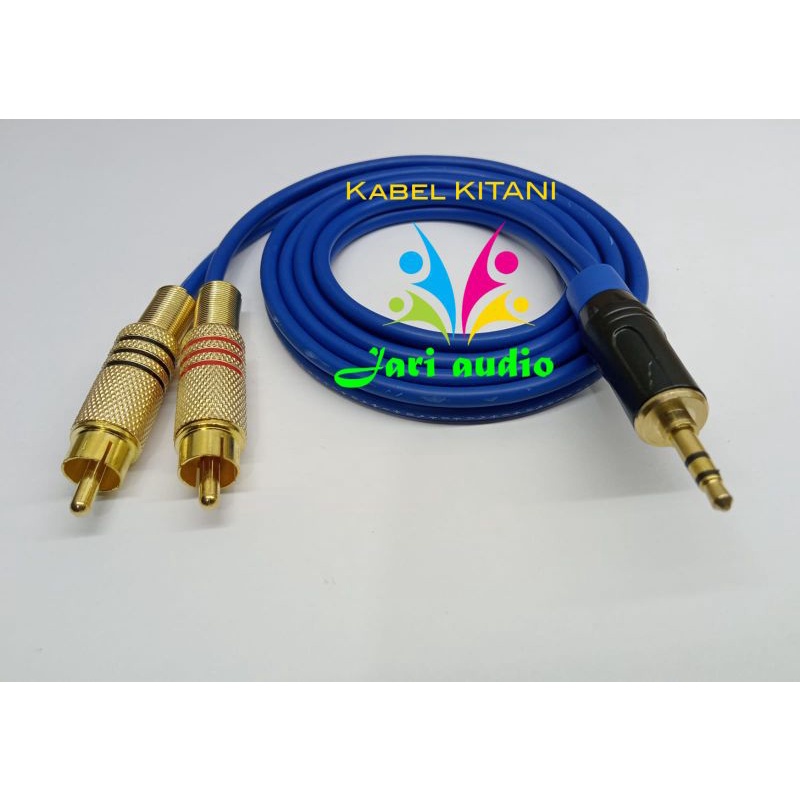 Jual Kabel Rca Ke Jack Rca To Mini Stereo Kabel Kitani Meter