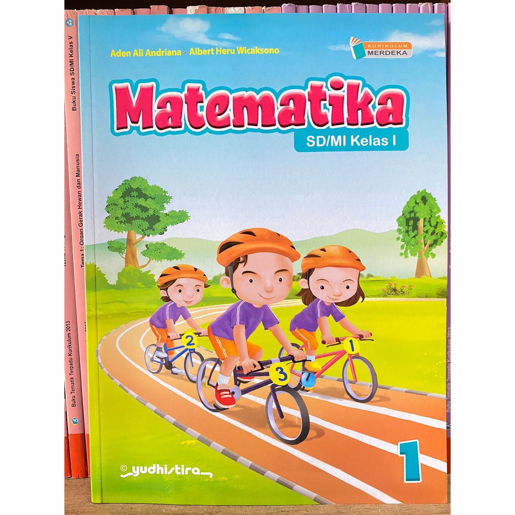 Jual BUKU MATEMATIKA KELAS 1 SD MI KURIKULUM MERDEKA YUDISTIRA