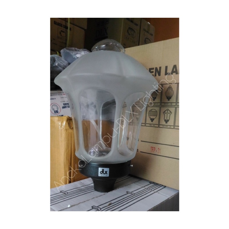 Jual Lampu Taman Pilar Kaca Tfp Dlx Lighting Outdoor Waterproof