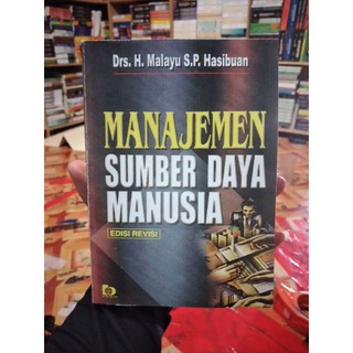 Jual Manajemen Sumber Daya Manusia Edisi Revisi Malayu Hasibuan