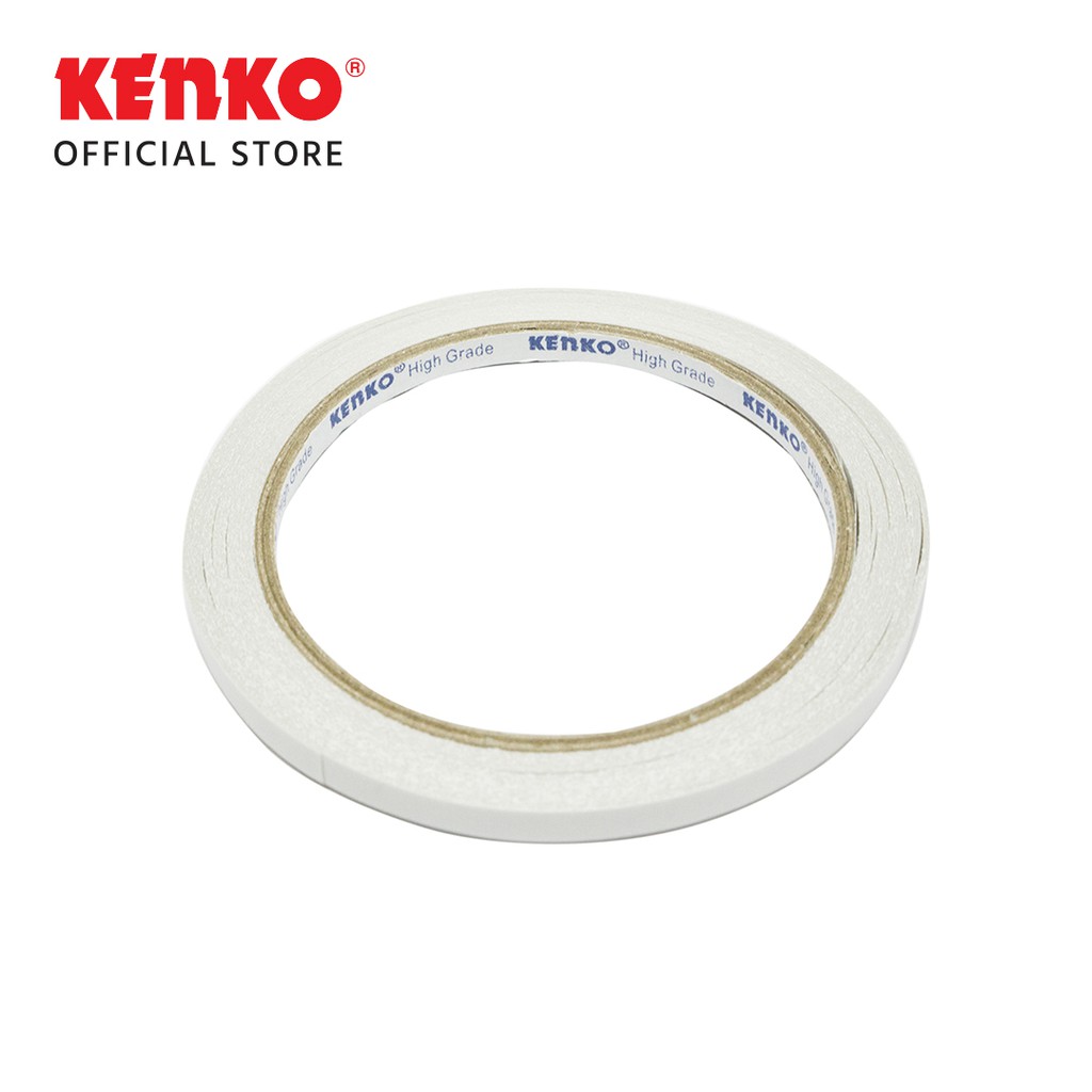 Jual DOUBLE TAPE KENKO 6 MM 1 4 INCH LEM PEREKAT SOLASI 2 SISI DOBEL